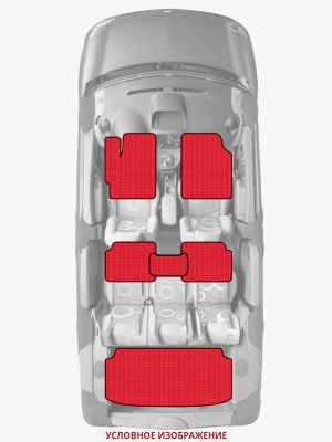 ЭВА коврики «Queen Lux» комплект для Nissan Tino